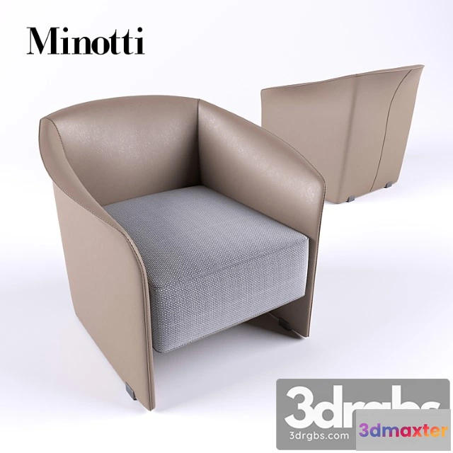937234 - Minotti case armchair