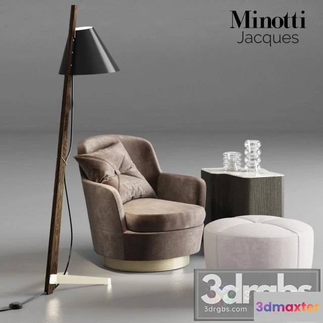 937316 - Minotti Jaques Armchair