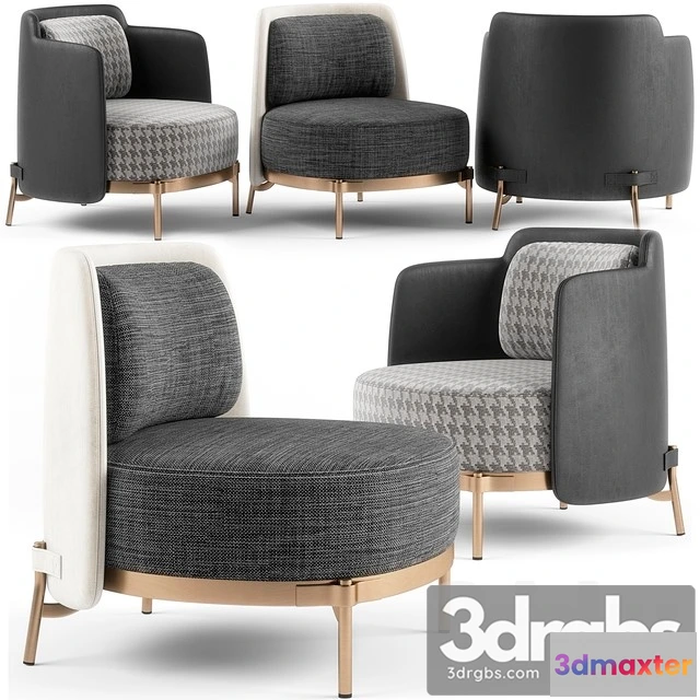 937440 - Minotti Tape Armchairs