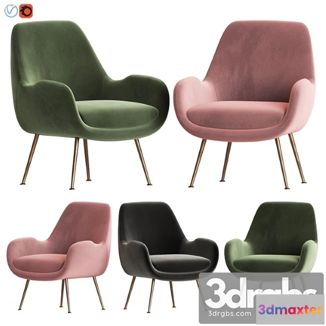 937500 - Moby accent chair made