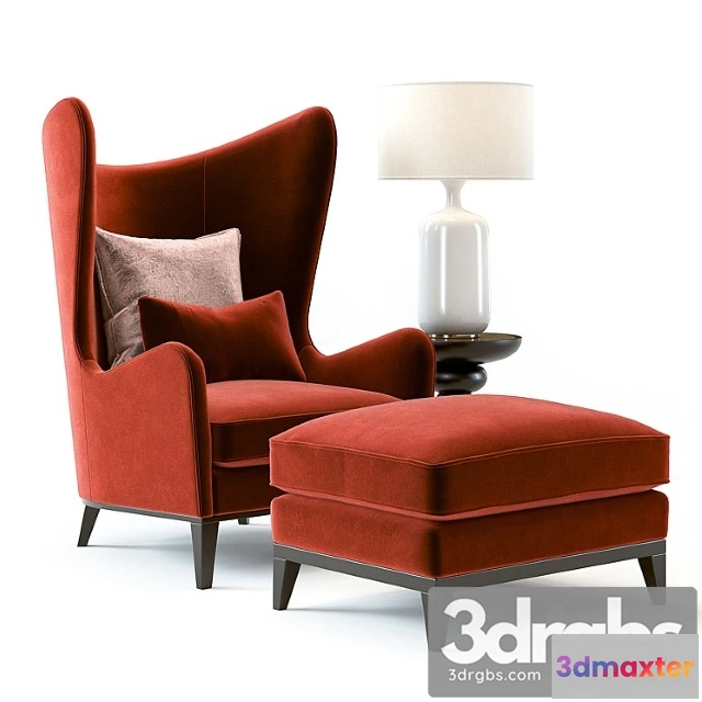 937560 - Monroe armchair red
