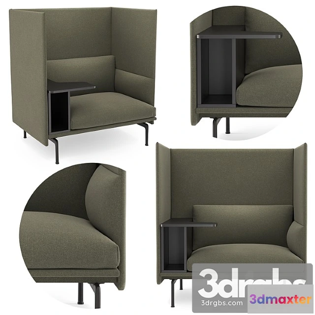 937644 - Muuto outline highback work