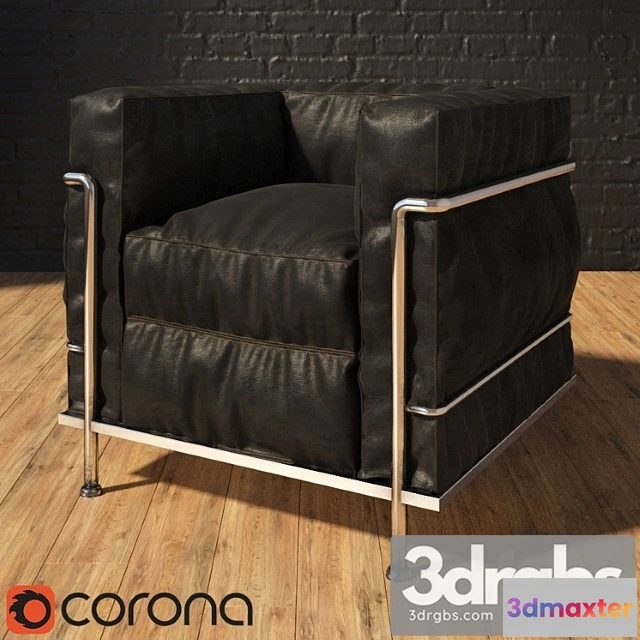 937824 - Old Leather Chair Lc2