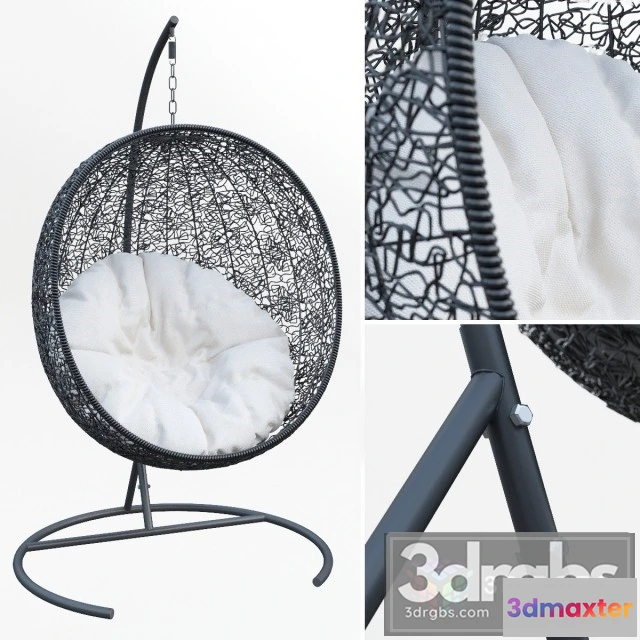 937914 - Outdoor Wicker Swing Chair