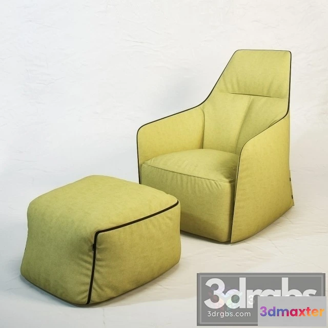 938170 - Poliform Santa Monica Lounge Chair