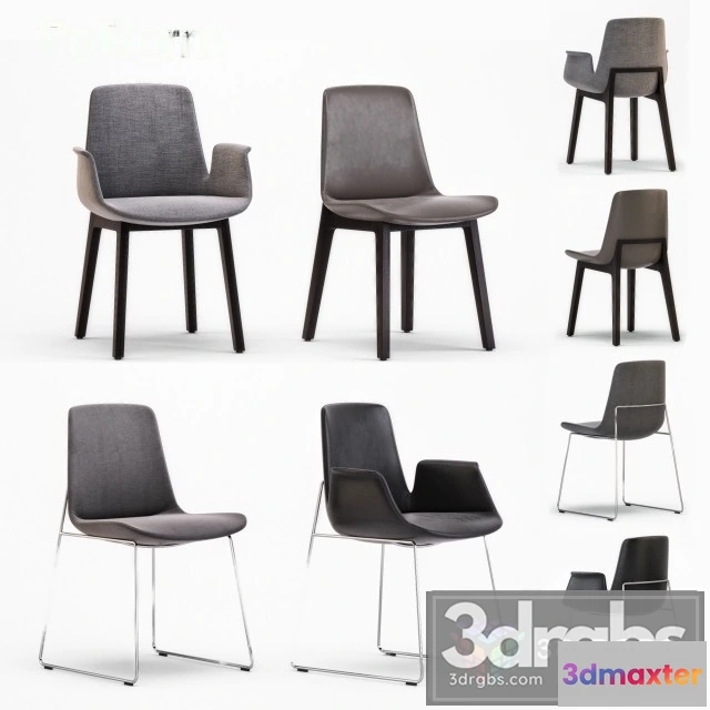 938192 - Poliform Ventura Chair Set