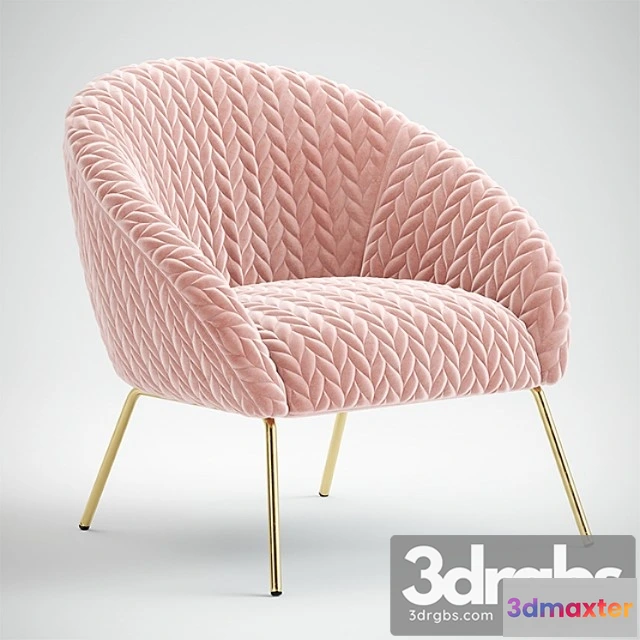 938384 - Quilted hillside accent chair