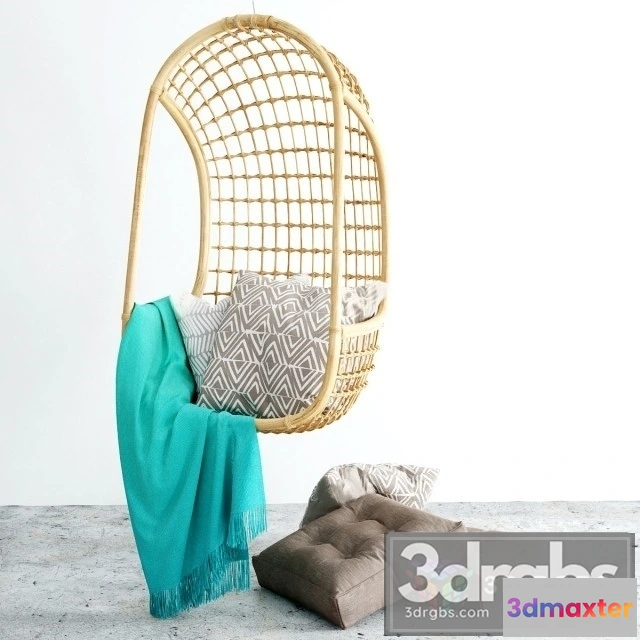 938422 - Ratan Hanging Outdoor Chair