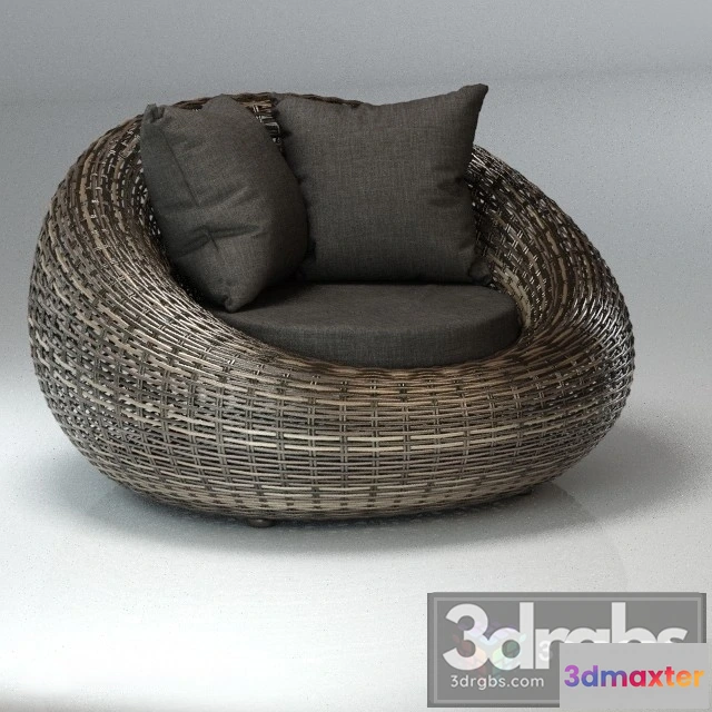 938434 - Rattan Kiwi Armchair