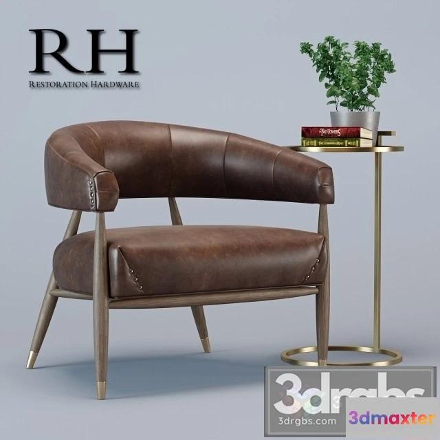 938548 - RH Jensen Angle Armchair