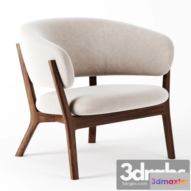 938724 - Roundish ARM Chair by Maruni