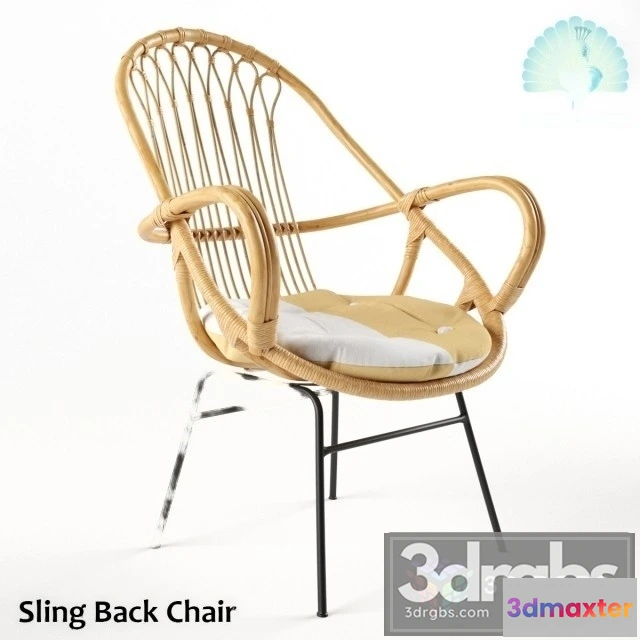 939048 - Sling Back Arm Chair
