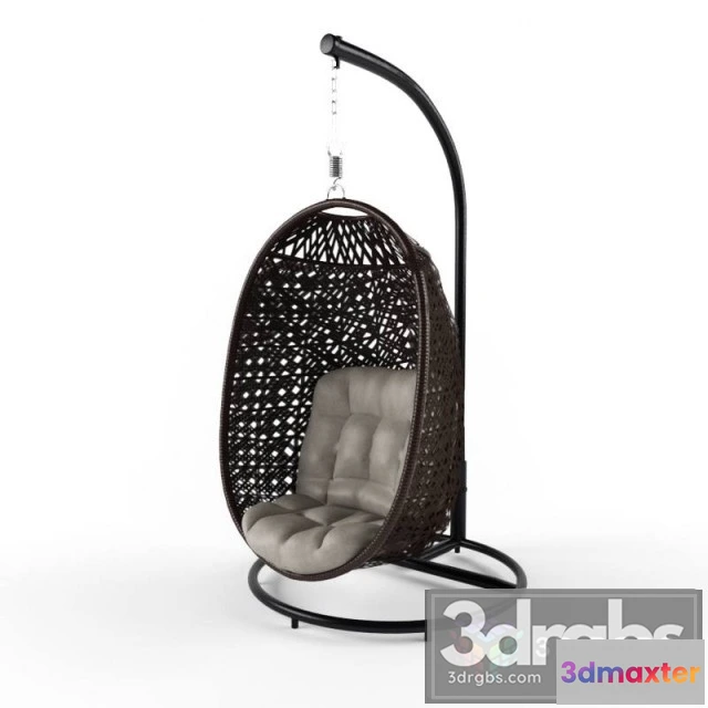 939230 - Swing Relaxation Chair Black