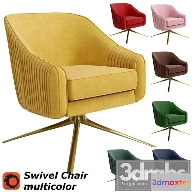 939244 - Swivel Chair Multicolor