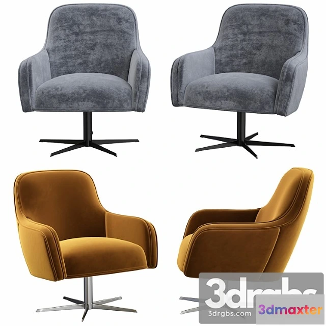 939248 - Swivel chair serena - eichholtz