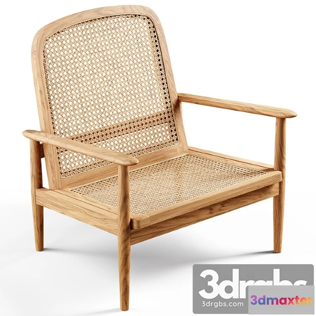 939858 - Zara Home The Teak And Rattan Armchair 1