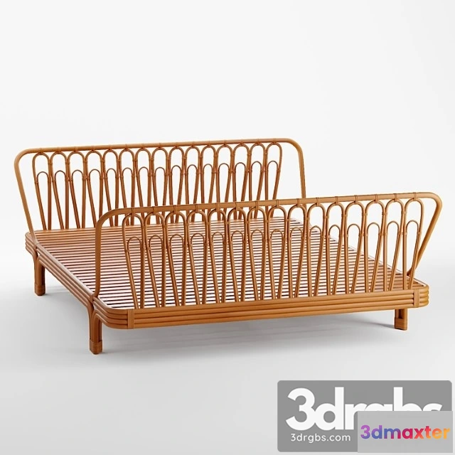 1026826 - Canoga rattan bed