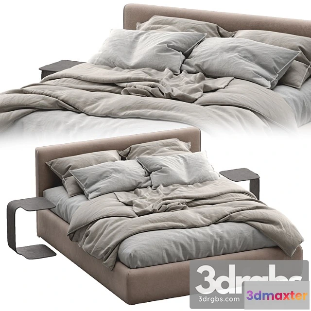 1027172 - Leather bed tangram by vibieffe