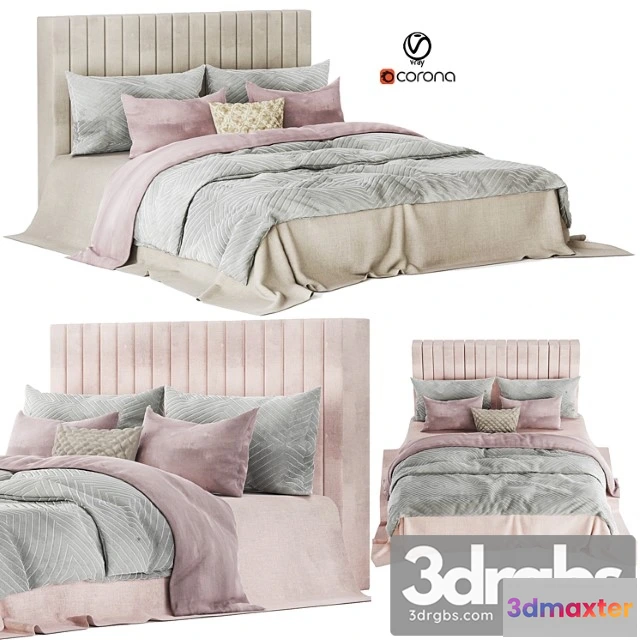 1027180 - Light color and velvet bed set02