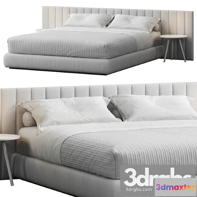 1027348 - Modern striped headboard bed