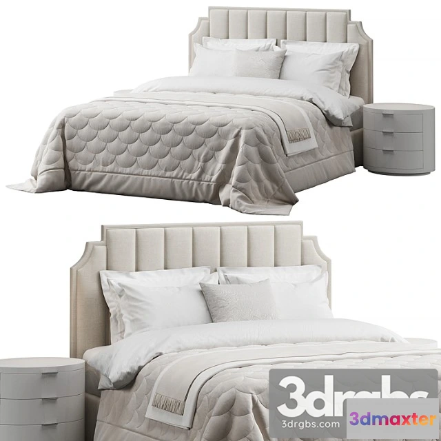 1027480 - Princeton rectangular upholstered bed