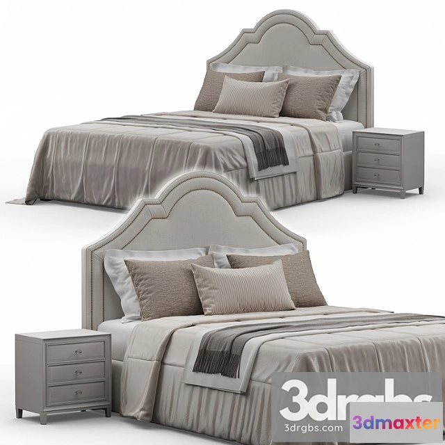 1027492 - Queen madison crown headboard bed 1