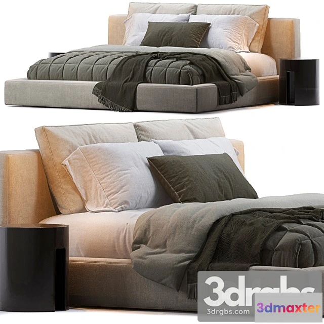 1027540 - Rh cloud slipcovered platform bed - No.2