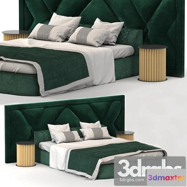1027712 - Upholstered headboard bed modern