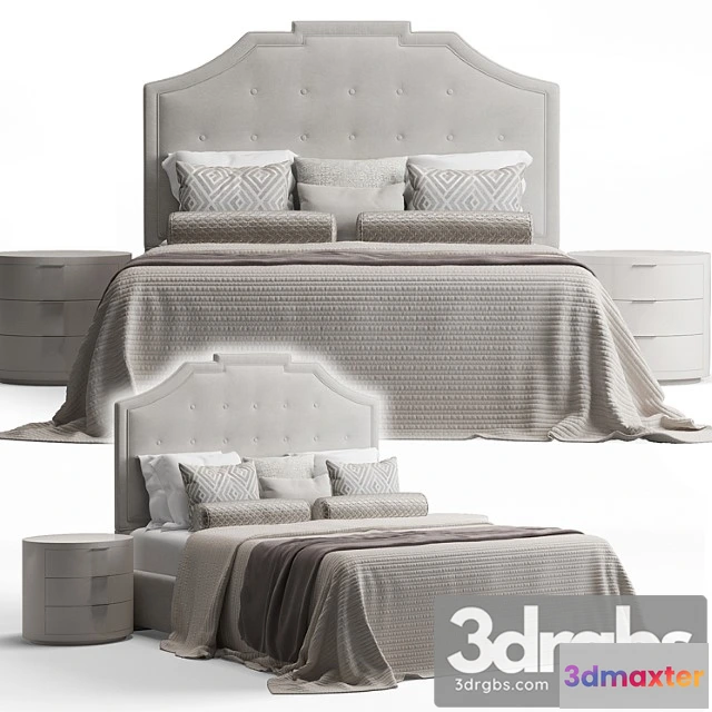 1027716 - Upholstered rectangular bed