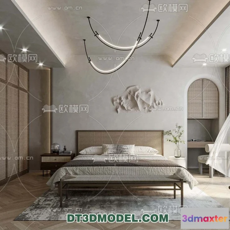 1107156 - Double Bed 3D Models - 0043