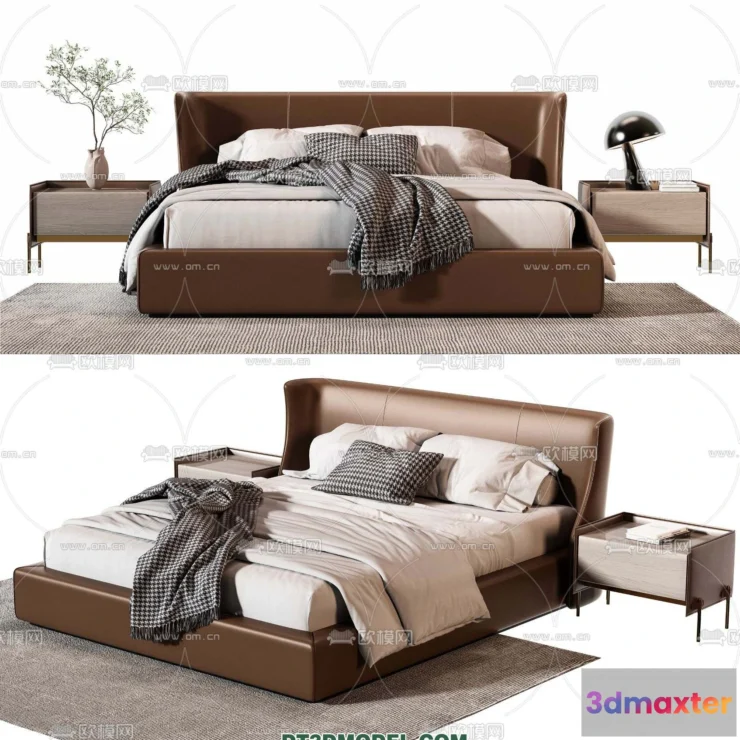 1107162 - Double Bed 3D Models - 0046