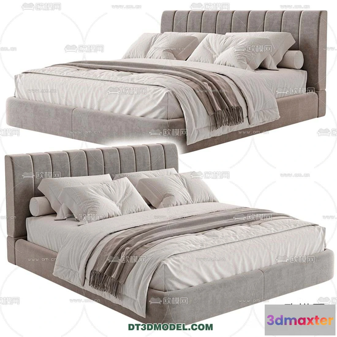 1107164 - Double Bed 3D Models - 0047