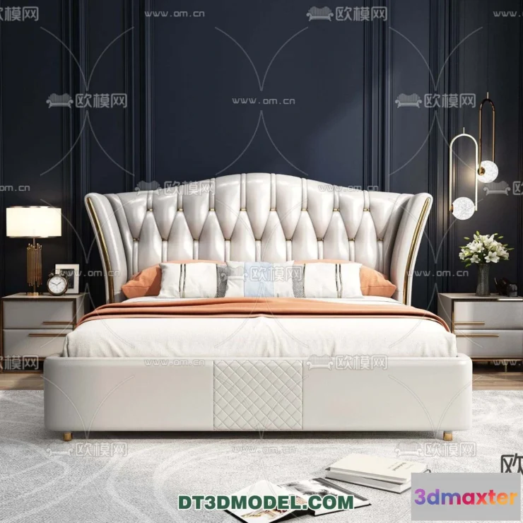 1107166 - Double Bed 3D Models - 0048