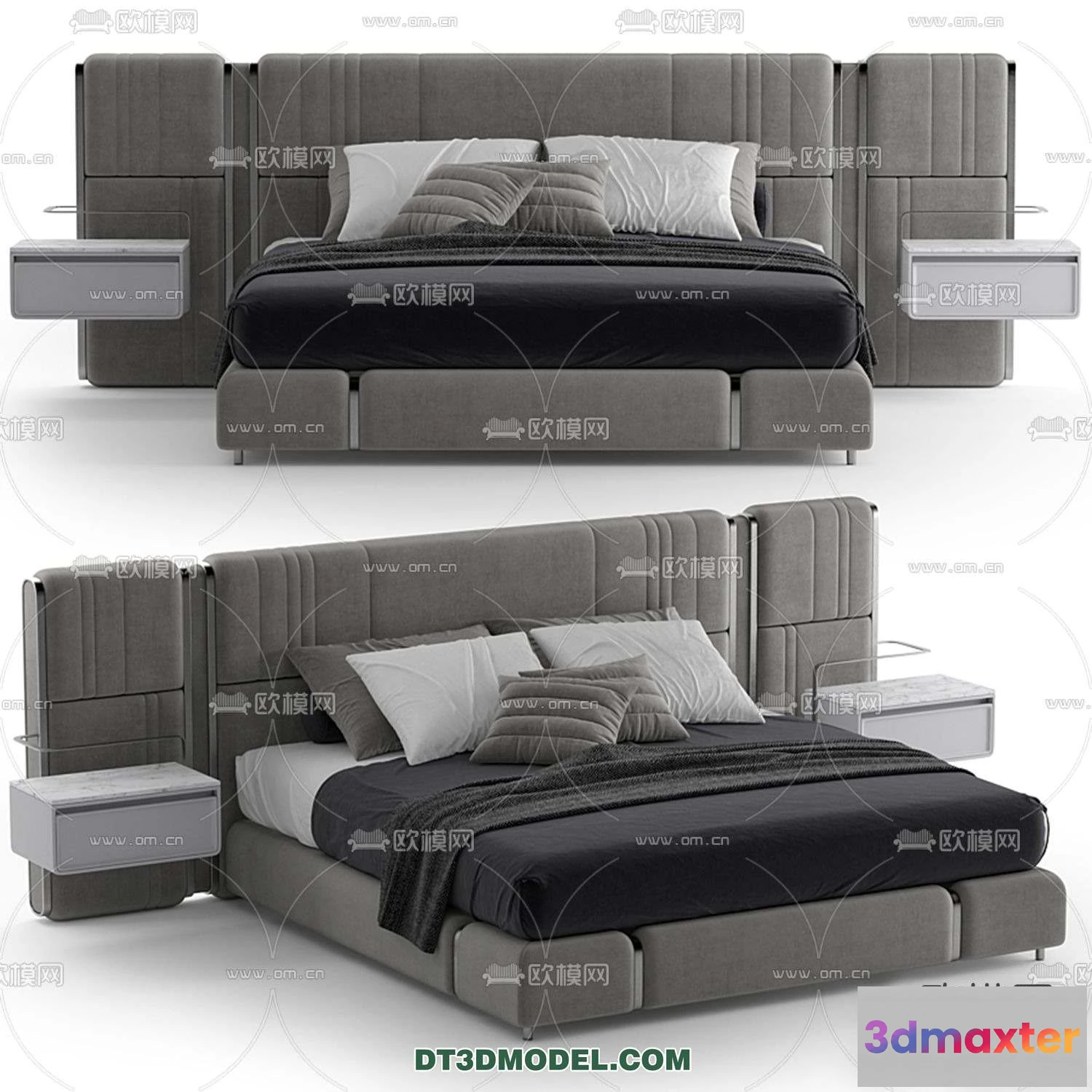 1107172 - Double Bed 3D Models - 0051