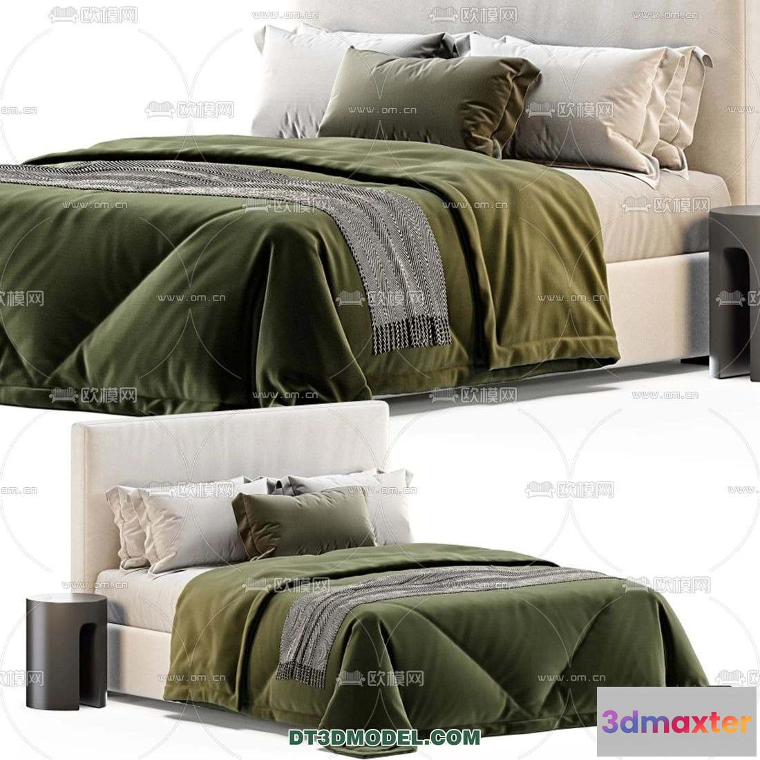 1107176 - Double Bed 3D Models - 0053