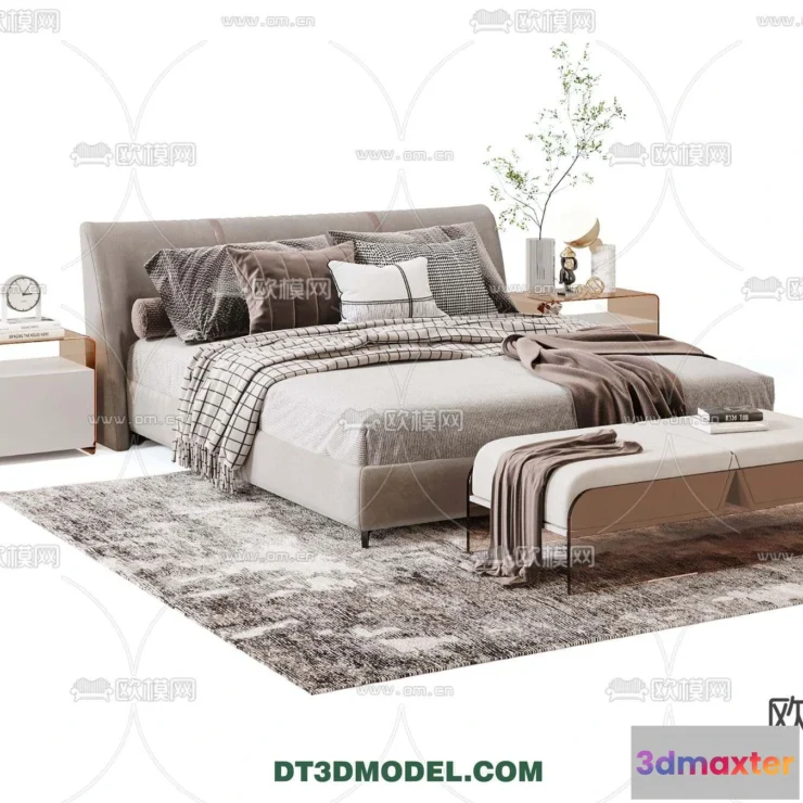 1107178 - Double Bed 3D Models - 0054