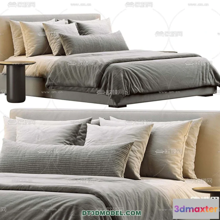 1107188 - Double Bed 3D Models - 0059
