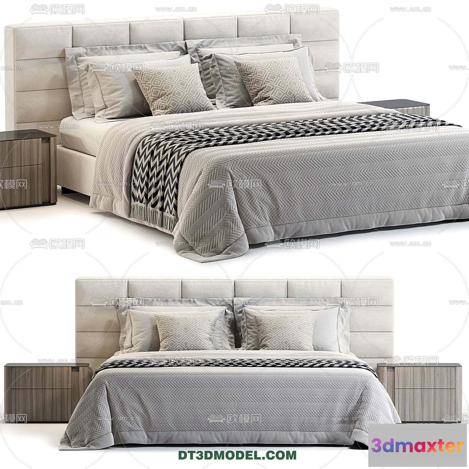 1107190 - Double Bed 3D Models - 0060