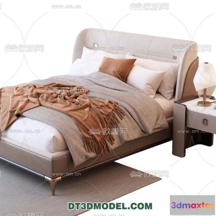 1107196 - Double Bed 3D Models - 0063