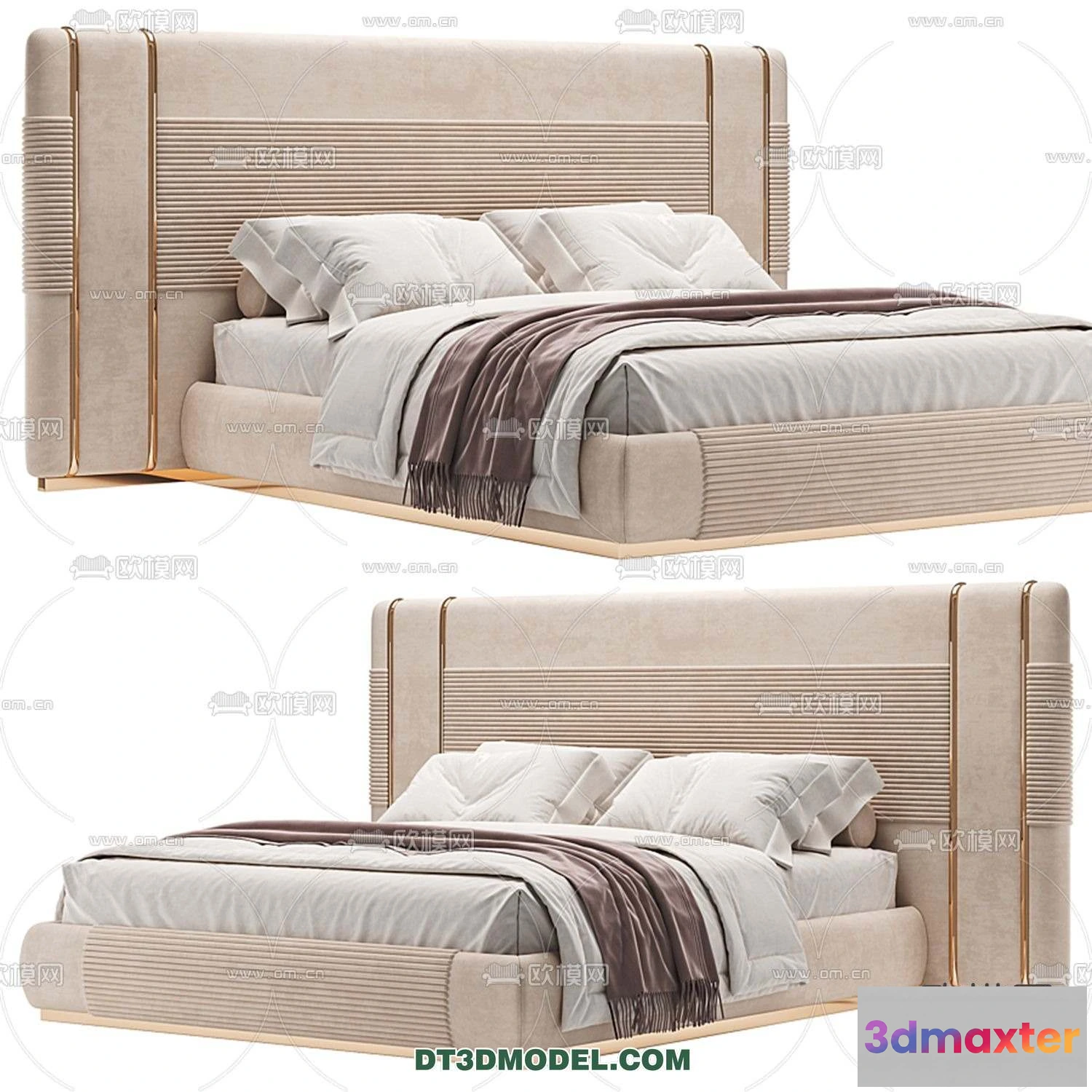 1107206 - Double Bed 3D Models - 0068