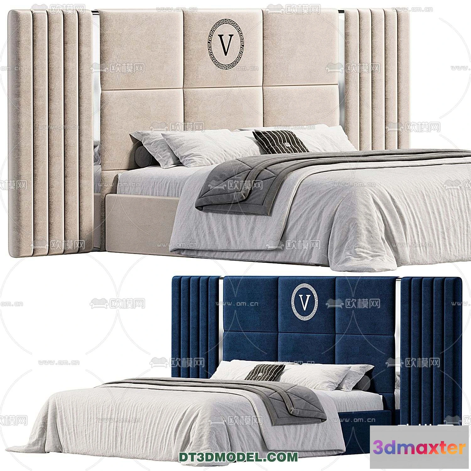 1107216 - Double Bed 3D Models - 0073