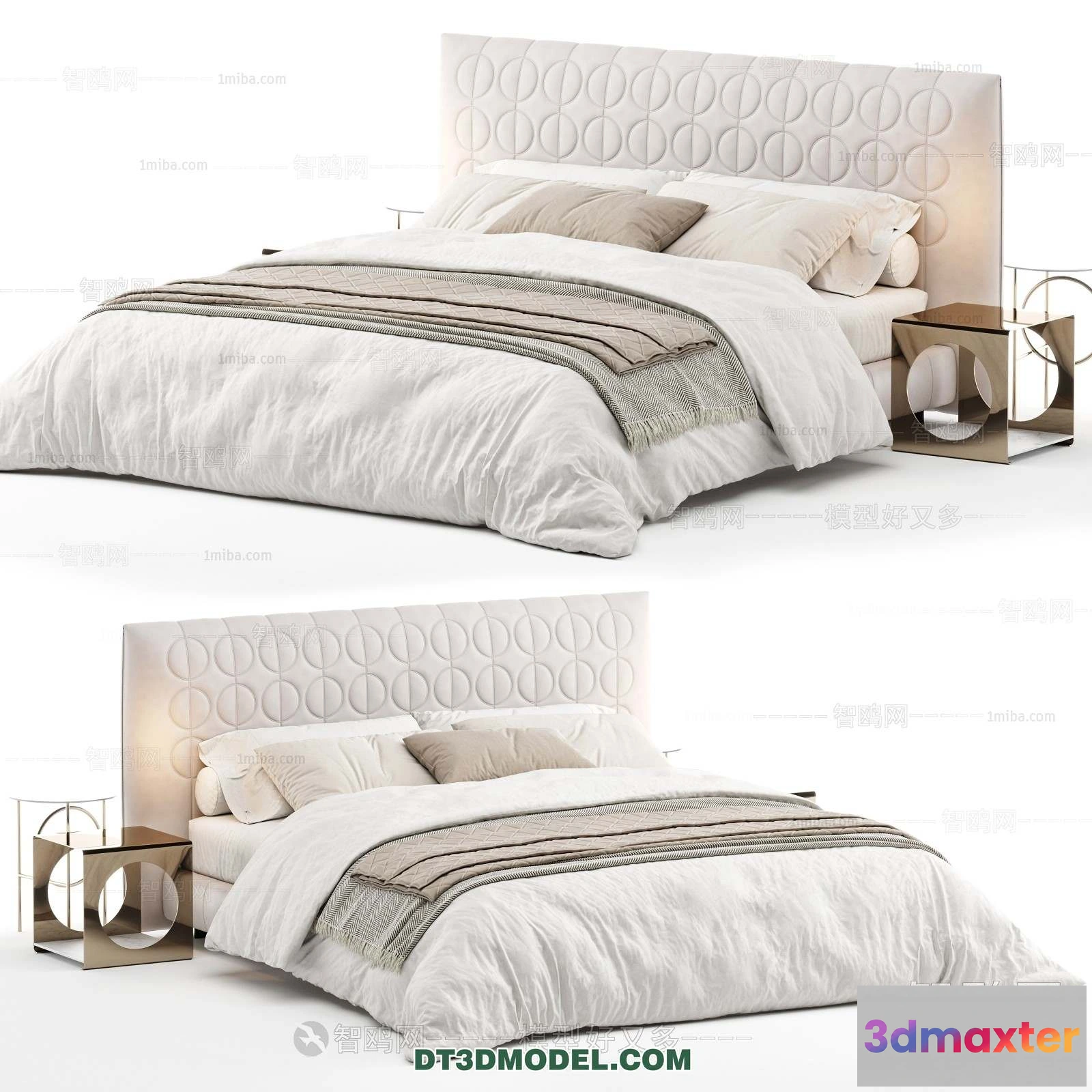 1107226 - Double Bed 3D Models - 0078