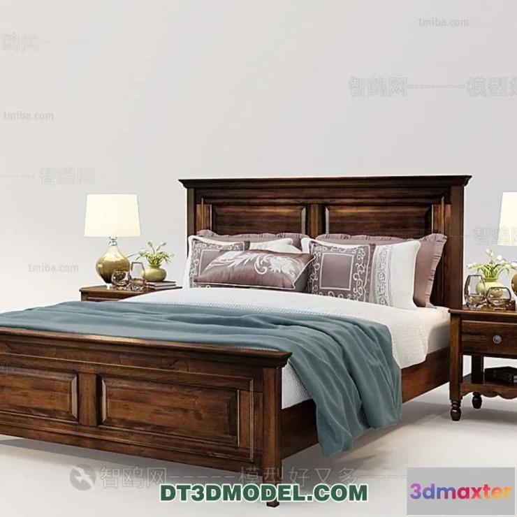 1107234 - Double Bed 3D Models - 0082