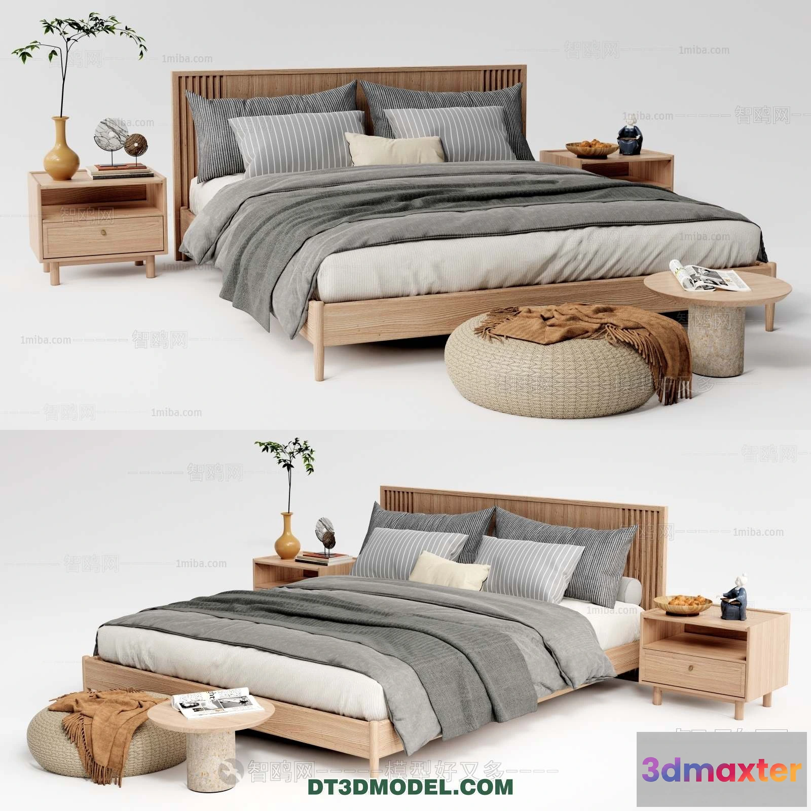 1107236 - Double Bed 3D Models - 0083