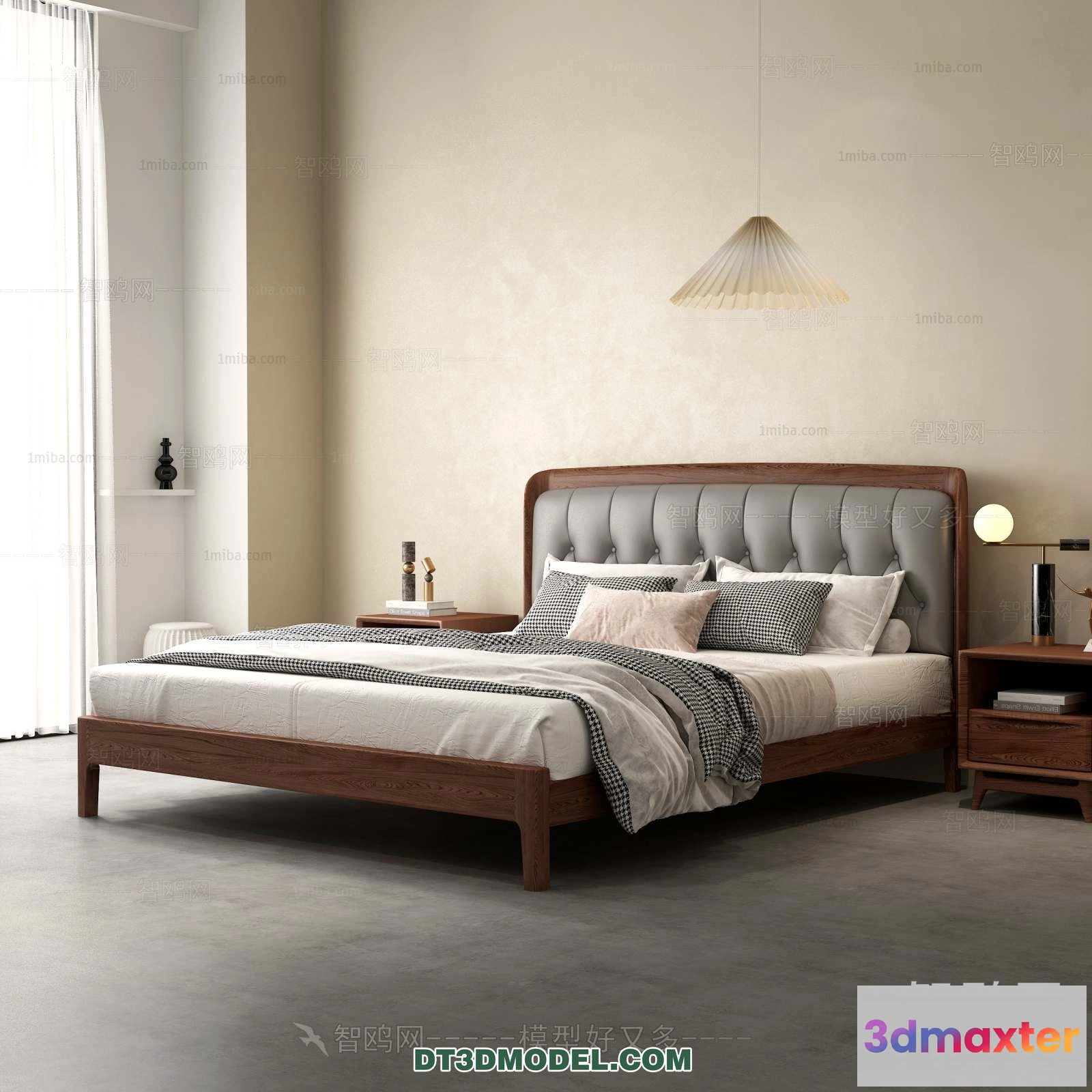 1107240 - Double Bed 3D Models - 0085