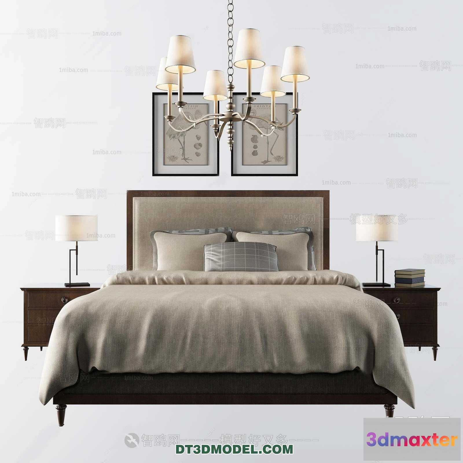 1107246 - Double Bed 3D Models - 0088