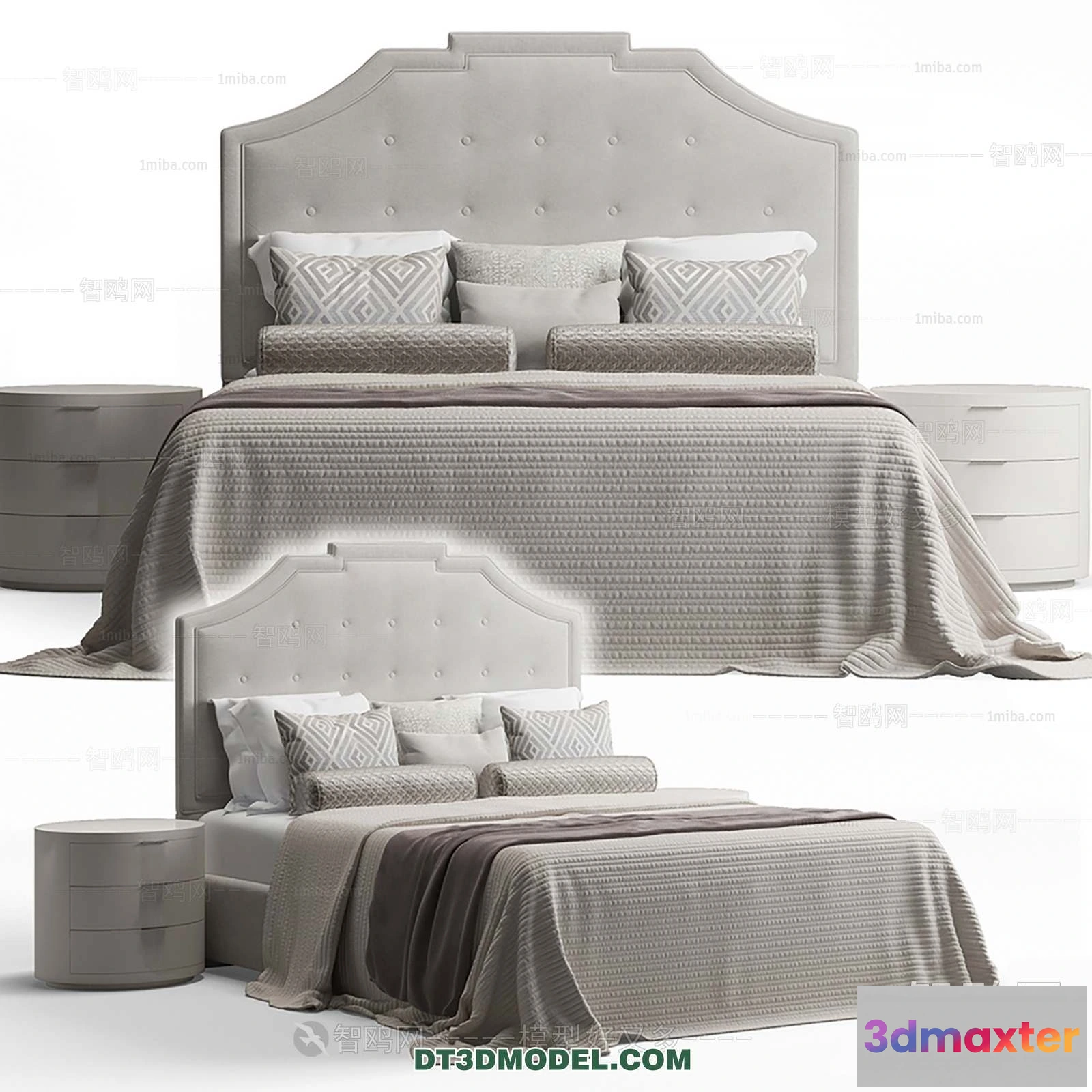 1107250 - Double Bed 3D Models - 0090