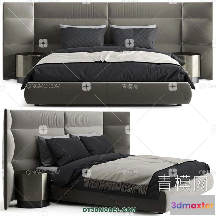 1107266 - Double Bed 3D Models - 0098