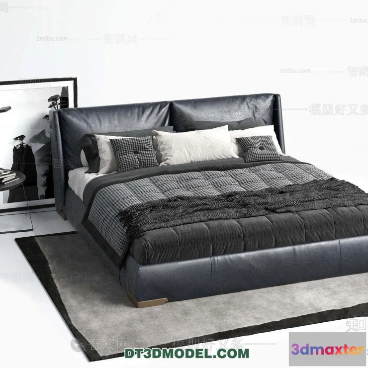 1107274 - Double Bed 3D Models - 0102