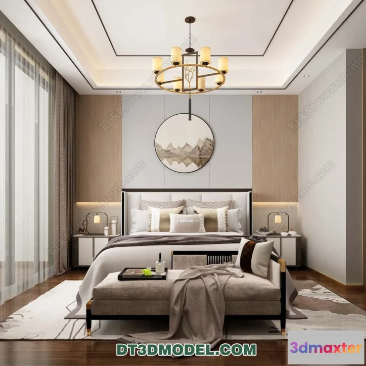 1107276 - Double Bed 3D Models - 0103